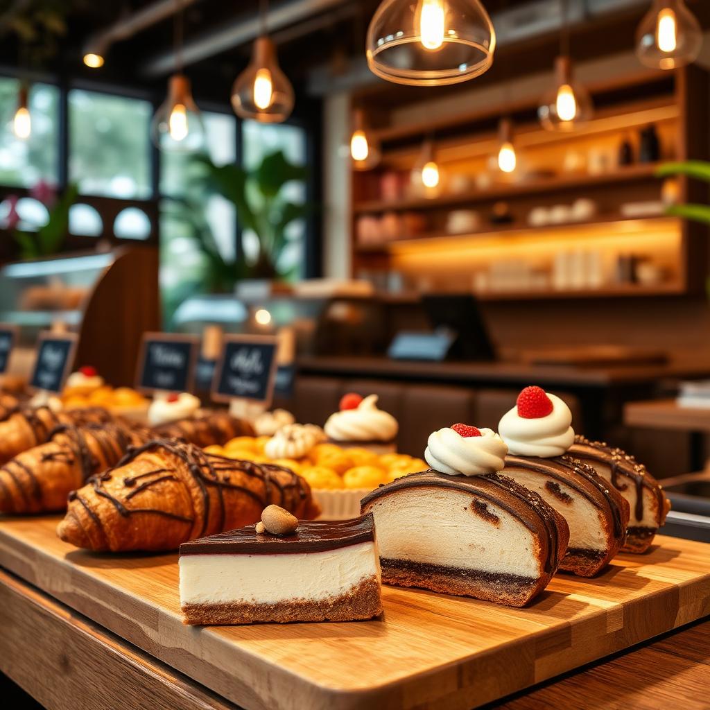 Fresh bakery and pastries at Summore Day Cafe